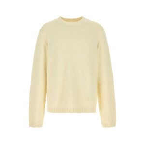 Sefr Men Ivory Cotton Blend Oversize Odilon Sweater